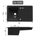 Aquamarin® Гранитна мивка - Image 5