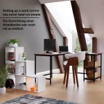 Стълбищна етажерка MIADOMODO® - бяла, 6 отделения - Image 5