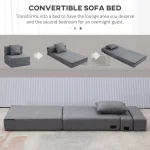 HOMCOM Трансформиращ се стол легло - Image 2