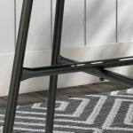 Outsunny Градинска маса Бохо стил PE ратан закалено стъкло - Image 9