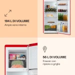 Ретро Комбиниран хладилник с фризер Klarstein - Image 3