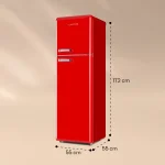 Ретро Комбиниран хладилник с фризер Klarstein - Image 7