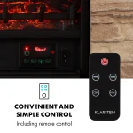 Eлектрическа камина за вграждане Klarstein - Image 2