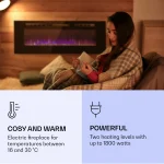 Електрическа камина за стена и вграждане Klarstein Galeras - Image 2