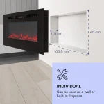 Електрическа камина за стена и вграждане Klarstein Galeras - Image 5