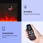 Електрическа камина за стена и вграждане Klarstein Galeras - Image 6