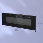 Електрическа камина за стена и вграждане Klarstein Galeras - Image 8