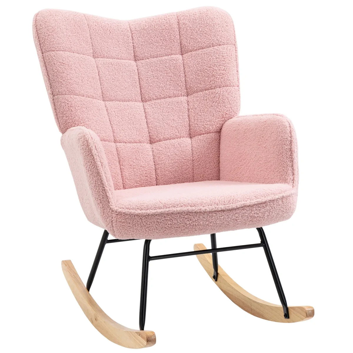 HOMCOM Ретро люлеещ се стол 98cm x 71cm x 101cm - Image 3