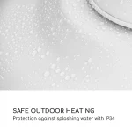 Hitzkopf Blumfeldt инфрачервен нагревател за таван - Image 4