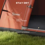 Outsunny 3м водоустойчива палатка за къмпинг за 5-6 човека - Image 2