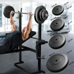 Лежанка за тежести Physionics с комплект тежести 70 кг - Image 2