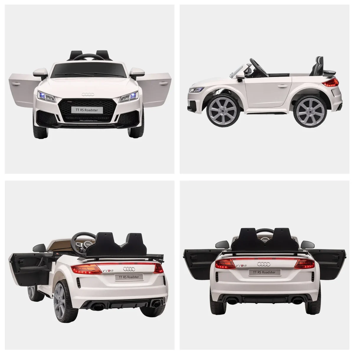 HOMCOM Акумулаторна кола за деца 3+ г. Audi TT Electric - Image 7