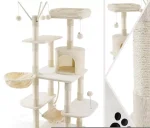 Катерушка/чесалка за котки Kesser XXL бежово/бяло