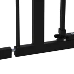 Защитна врата PawHut за кучета, 74-147,5 см, с 3 разширения - Image 6