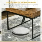 Комплект маси за кафе HOMCOM, 2 странични маси - Image 4