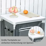 Outsunny Camping Шкаф, сгъваема кухненска кутия - Image 7