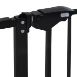 Защитна врата PawHut за кучета, 74-147,5 см, с 3 разширения - Image 7