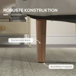 HOMCOM Кресло 2 в 1, шезлонг с възглавница подов стол - Image 6