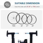 Магнитен велотренажор Homcom, 54,5 x 47,2 x 39,1 cm - Image 11