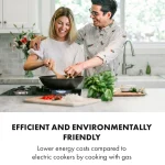 4 газов котлон за вграждане Klarstein Goldflame - Image 2