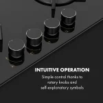 4 газов котлон за вграждане Klarstein Goldflame - Image 4