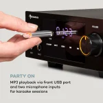 AMP-2 DG стерео HiFi усилвател Auna - Image 5