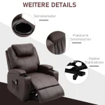 HOMCOM Повдигащ се стол, реклайнер с помощ за повдигане - Image 4