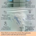 KLARSTEIN Аспиратор Royal Flush Eco Downdraft 60cm 576m³/h - Image 4