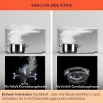 KLARSTEIN Аспиратор Royal Flush Eco Downdraft 60cm 576m³/h - Image 5