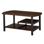 Холна маса HOMCOM, с рафтове 100L x 60W x 46H cm - Image 5