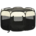 PawHut кошара за кучета, сгъваема, 4 подови шипа