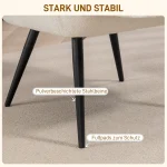 Релаксиращ стол HOMCOM модерен дизайн, 71x77x102 см - Image 5