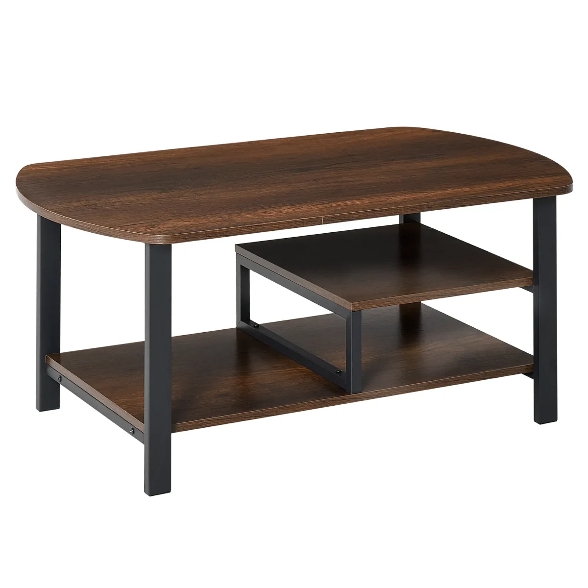 Холна маса HOMCOM, с рафтове 100L x 60W x 46H cm - Image 1