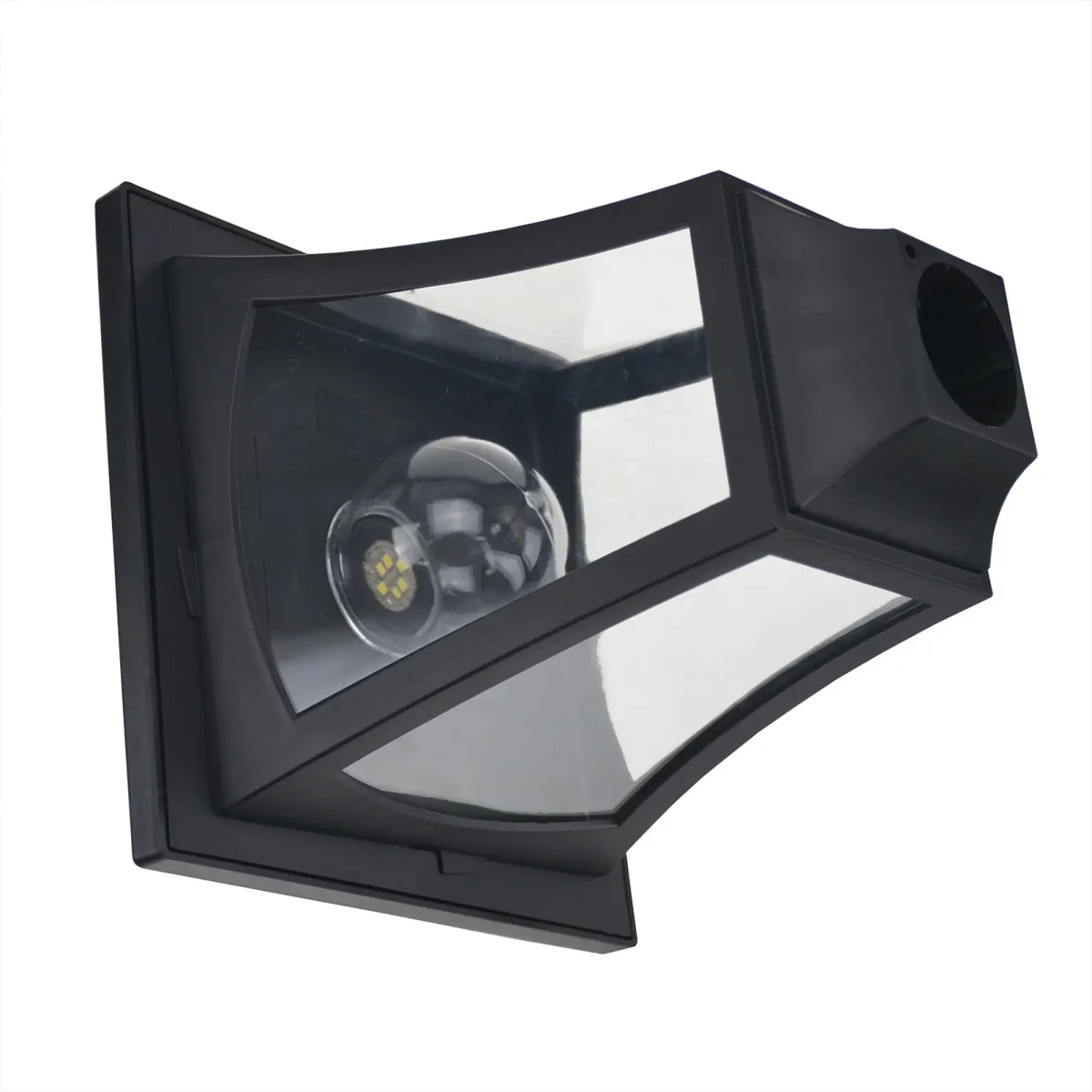 Outsunny Соларен градински фенер с 3 пламъка с LED - Image 6