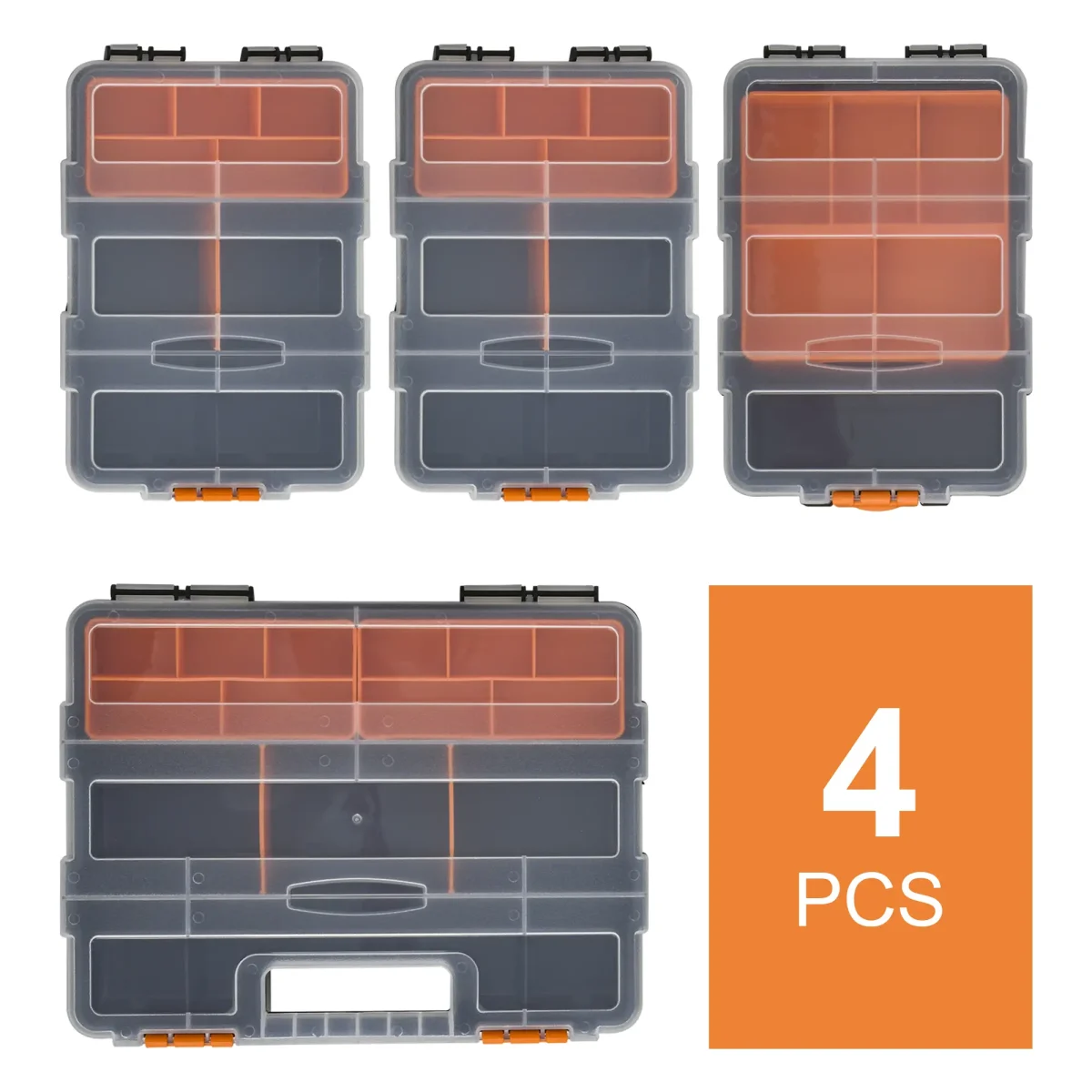 4PCS Кутия за съхранение на инструменти 28,7 x 22,5 x 5,5 cm - Image 8