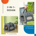 Чанта за кучета и котки PawHut с мрежест прозорец до 5 кг - Image 5