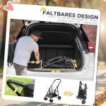 Количка за кучета PawHut 2 в 1, 77,5 x 51 x 99,5 см - Image 7