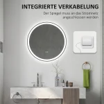 Кleankin огледало за баня, огледало за стена, Ø80 x 3,3 см, - Image 4