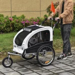 Ремарке за кучета PawHut с функция Jogger до 20 кг - Image 5