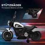 Електрически детски мотоциклет HOMCOM, LED фарове - Image 9