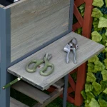 Саксия Outsunny с повдигната леха с 2 сгъваеми рафта - Image 9