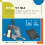 Чанта за кучета и котки PawHut с мрежест прозорец до 5 кг - Image 7