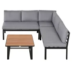 Градински комплект Outsunny за 4 души с масичка за кафе - Image 8