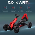 Детски картинг Homcom, регулируема седалка, EVA колела - Image 5