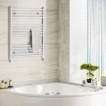 Радиатор за баня HOMCOM, нагревател за кърпи, 60см x 80см - Image 8