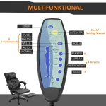 Масажен стол Vinsetto Executive, стол с функция за масаж - Image 7