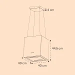 Островен абсорбатор Klarstein Kronleuchter Smart - Image 7