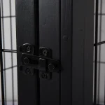 PawHut Къща за куче 58,5 см x 81 см x 66 см Врати, МДФ - Image 7