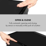Кошче за отпадъци Touchless Black Stainless Steel - Image 7