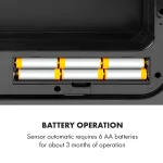 Кошче за отпадъци Touchless Black Stainless Steel - Image 8